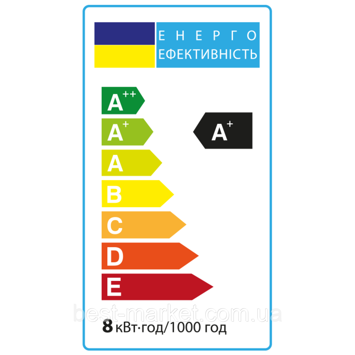 Світлодіодна лампа Vestum MR16 8W 3000K 220V GU10 1-VS-1507, фото 1