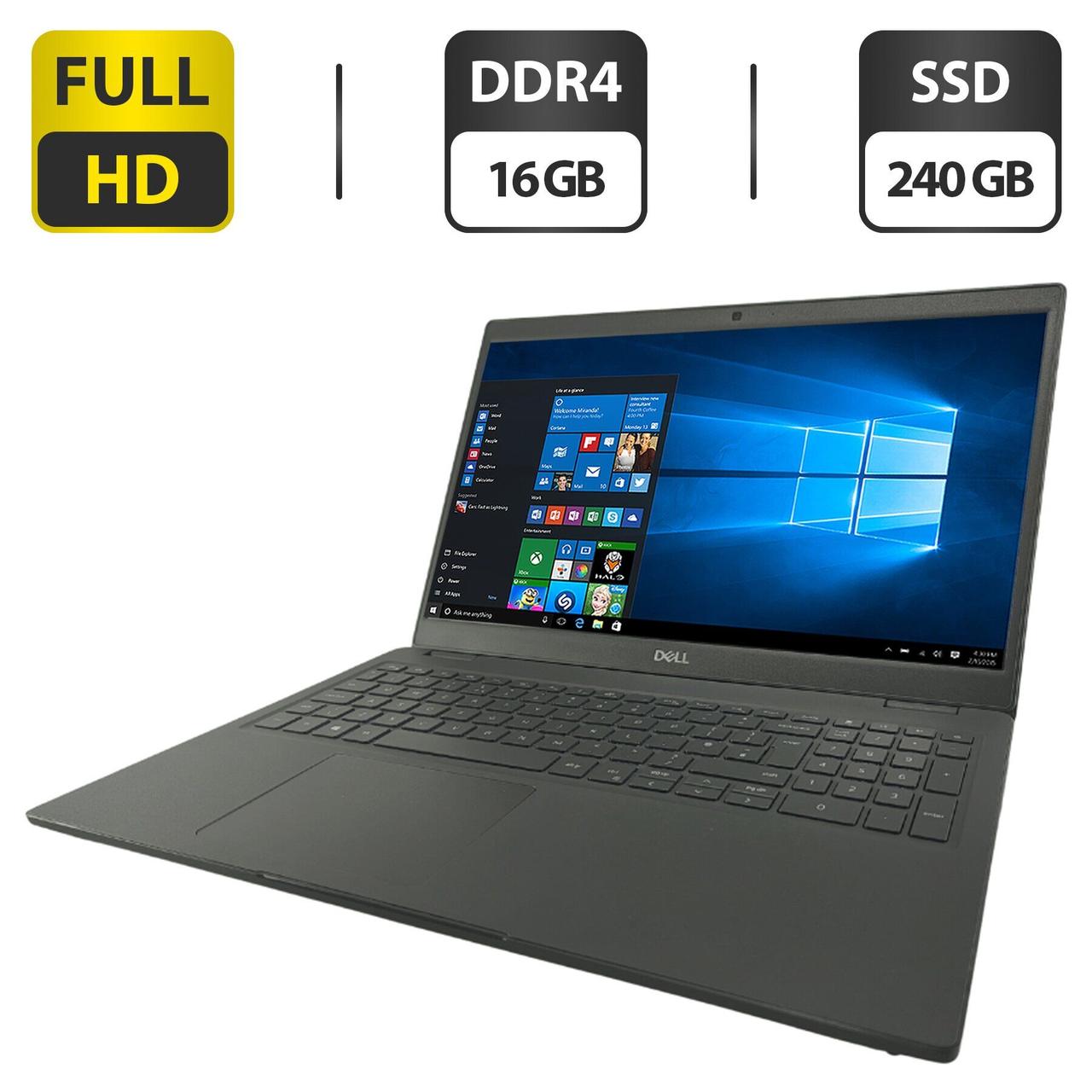 Ноутбук Dell Latitude 3510/ 15.6" (1920x1080)/ Core i5-10210U/ 16 GB RAM/ 240 GB SSD/ UHD