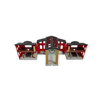 Уцінка! Ігрова станція-депо BRIO (розкладна, 2015) — іграшкова будівля для залізниці.