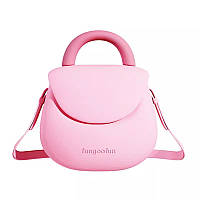 Жіноча сумка-клатч Fungoofun EVA, вологостійка, з ручкою та ремінцем, рожева