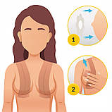 Стрічка-тейп для моделювання бюста 4FIZJO 5 см x 5 м + 10 бавовняних накладок Beige (P-5905973401494), фото 3