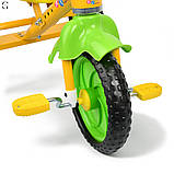 Триколісний дитячий велосипед Bambi з EVA колесами та регульованим сидінням (1,5–3 роки), фото 10