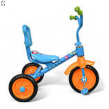 Триколісний дитячий велосипед Bambi з EVA колесами та регульованим сидінням (1,5–3 роки), фото 2