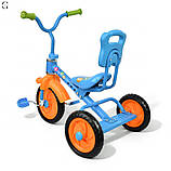 Триколісний дитячий велосипед Bambi з EVA колесами та регульованим сидінням (1,5–3 роки), фото 3