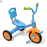 Триколісний дитячий велосипед Bambi з EVA колесами та регульованим сидінням (1,5–3 роки), фото 4