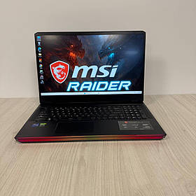 Б/в Ігровий ноутбук MSI Raider GE76 12UE 17.3" 1920x1080| i9-12900H| 16GB RAM| 1000GB SSD NVMe| RTX 3060 6GB