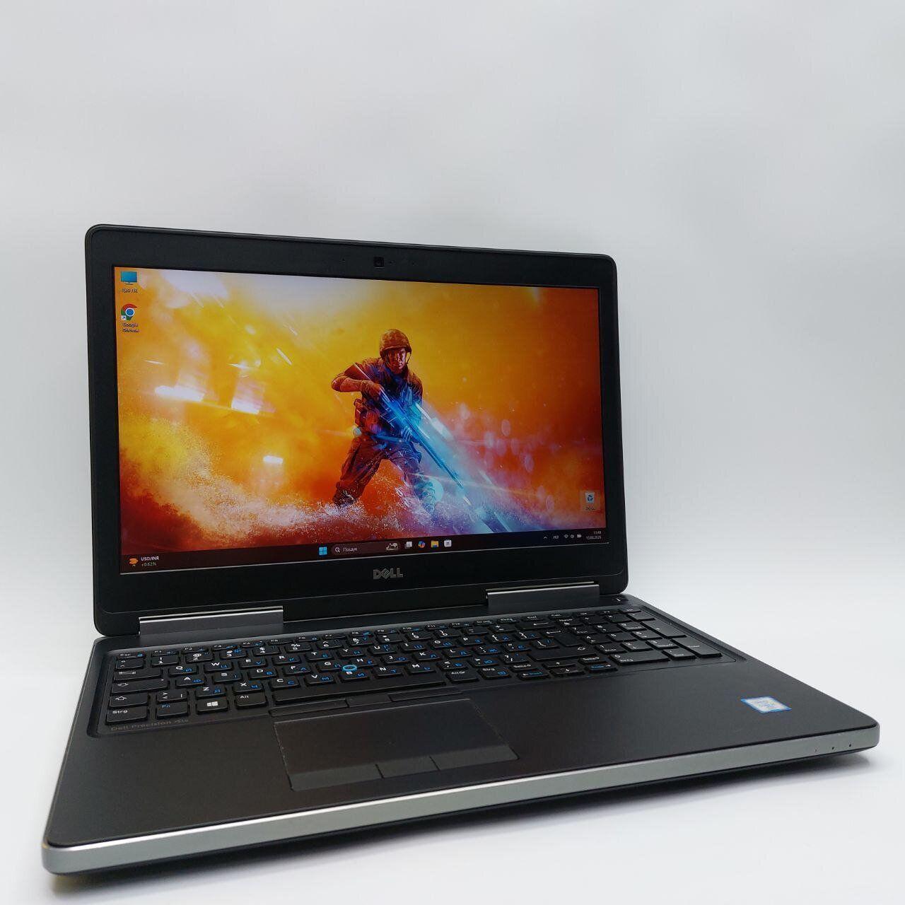 Б/в Ноутбук Б-клас Dell Precision 7510 15.6" 1920x1080| i7-6820HQ| 40GB RAM| 512GB SSD NVMe| Quadro M2000M 4GB