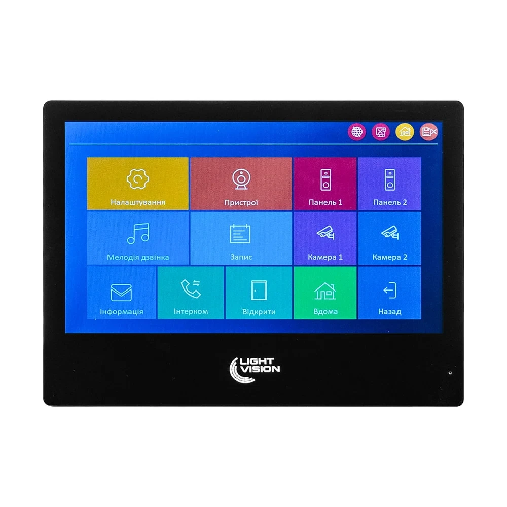 Відеодомофон 10" WiFi Tuya Light Vision SINGAPORE FHD Black (82-00233), фото 1