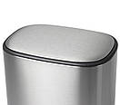 Відро для сміття з плавним закриванням овальне Mixxus Premium Diverse-TC0105 SS Color 5 л колір неіржавкій, фото 10