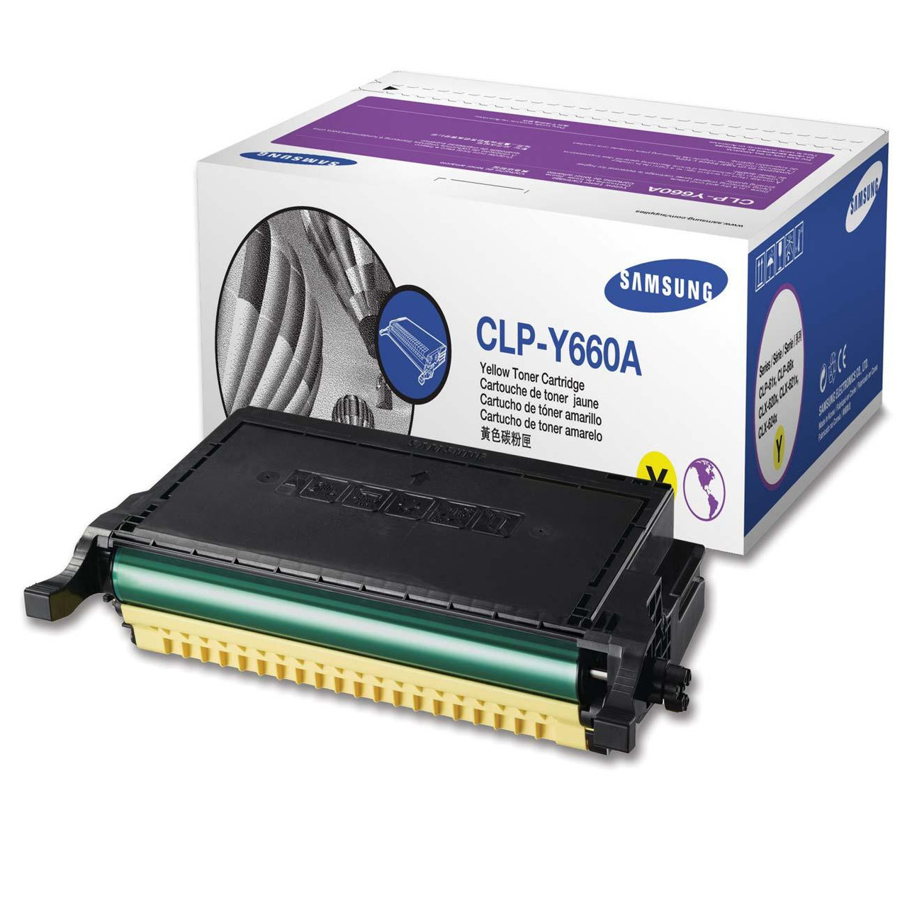 Заправка картриджа CLP-Y660A принтера Samsung CLP-610ND/ 660N YELLOW