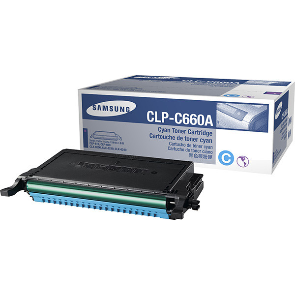 Заправка картриджа CLP-C660A принтера Samsung CLP-610ND/ 660N CYAN