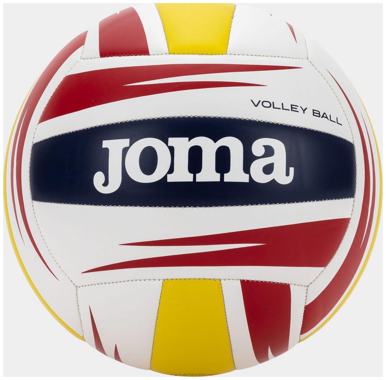 М'яч волейбольний Joma J-MATCH білий, червоний Уні 5, фото 1