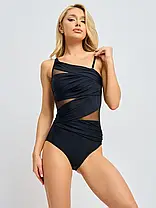 Купальник слитный FUBA 24046 черный(В НАЛИЧИИ ТОЛЬКО 44 46 48 50 52 УКР р-ры), фото 3