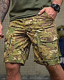 Тактичні міські шорти GEN 3 мультикам ріп-стоп ПП7723 ТМ, фото 3