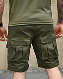 Польовийні міські шорти GEN 3 олива ріп-стоп ПП7724 ТМ, фото 3