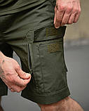 Тактичні міські шорти GEN 3 олива ріп-стоп ПП7724 ТМ, фото 4