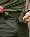 Тактичні міські шорти GEN 3 олива ріп-стоп ПП7724 ТМ, фото 7