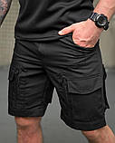 Тактичні міські шорти GEN 3 чорні ріп-стоп ПП7726 ТМ, фото 2