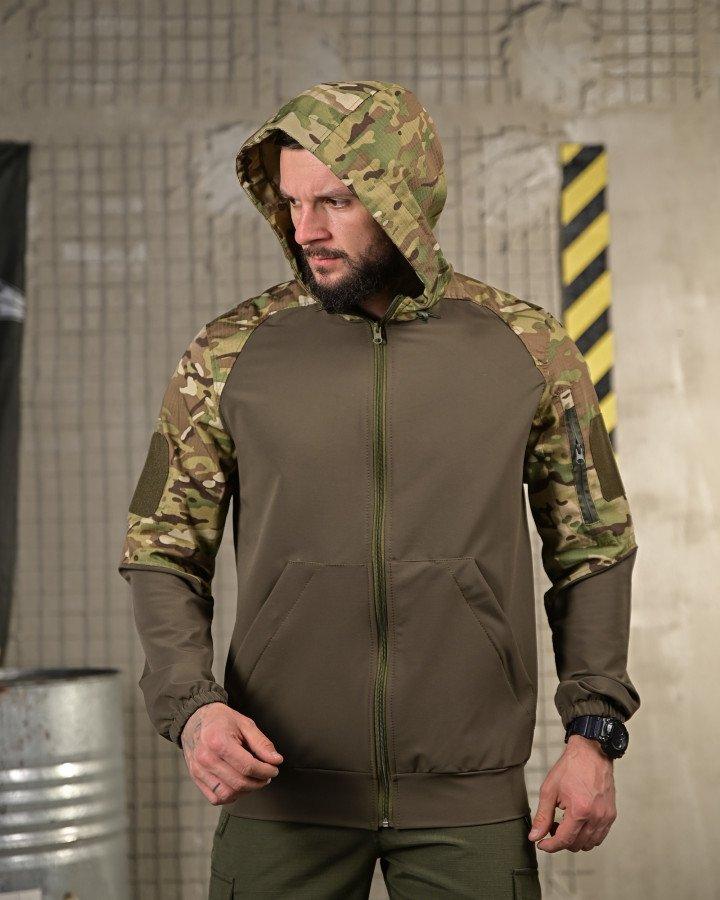 Польова куртка ARMOR олива + мультикам вставки демісезон ПП7751 ТМ, фото 1