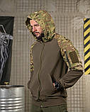Польова куртка ARMOR олива + мультикам вставки демісезон ПП7751 ТМ, фото 2