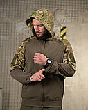 Польова куртка ARMOR олива + мультикам вставки демісезон ПП7751 ТМ, фото 6