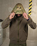 Польова куртка ARMOR олива + мультикам вставки демісезон ПП7751 ТМ, фото 7