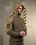 Польова куртка ARMOR олива + мультикам вставки демісезон ПП7751 ТМ, фото 8