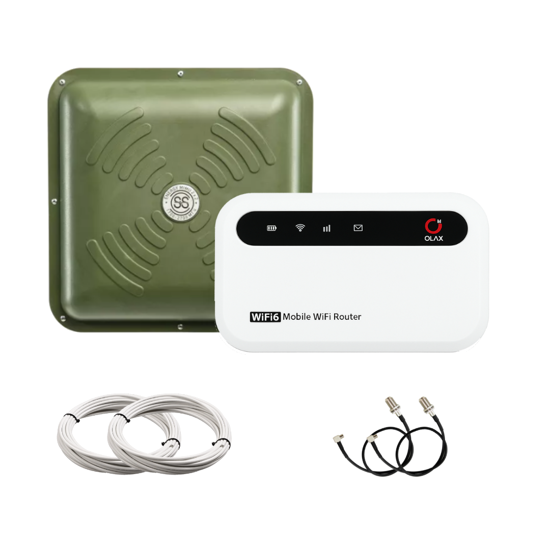 4G роутер Olax 985 + антена Energy MIMO 2×15 дБ – готовий 4G LTE комплект