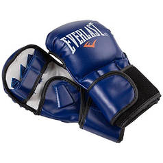 Рукавички для єдиноборств сині Everlast MMA 415 DX розмір L