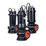 Насос каналізаційний 380 В 5.5 кВт Hmax 44 м Qmax 500 л/хв LEO 3.0 50WQ15-40-5.5 (7738173)