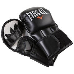 Рукавички для єдиноборств чорні Everlast MMA 415 DX розмір L