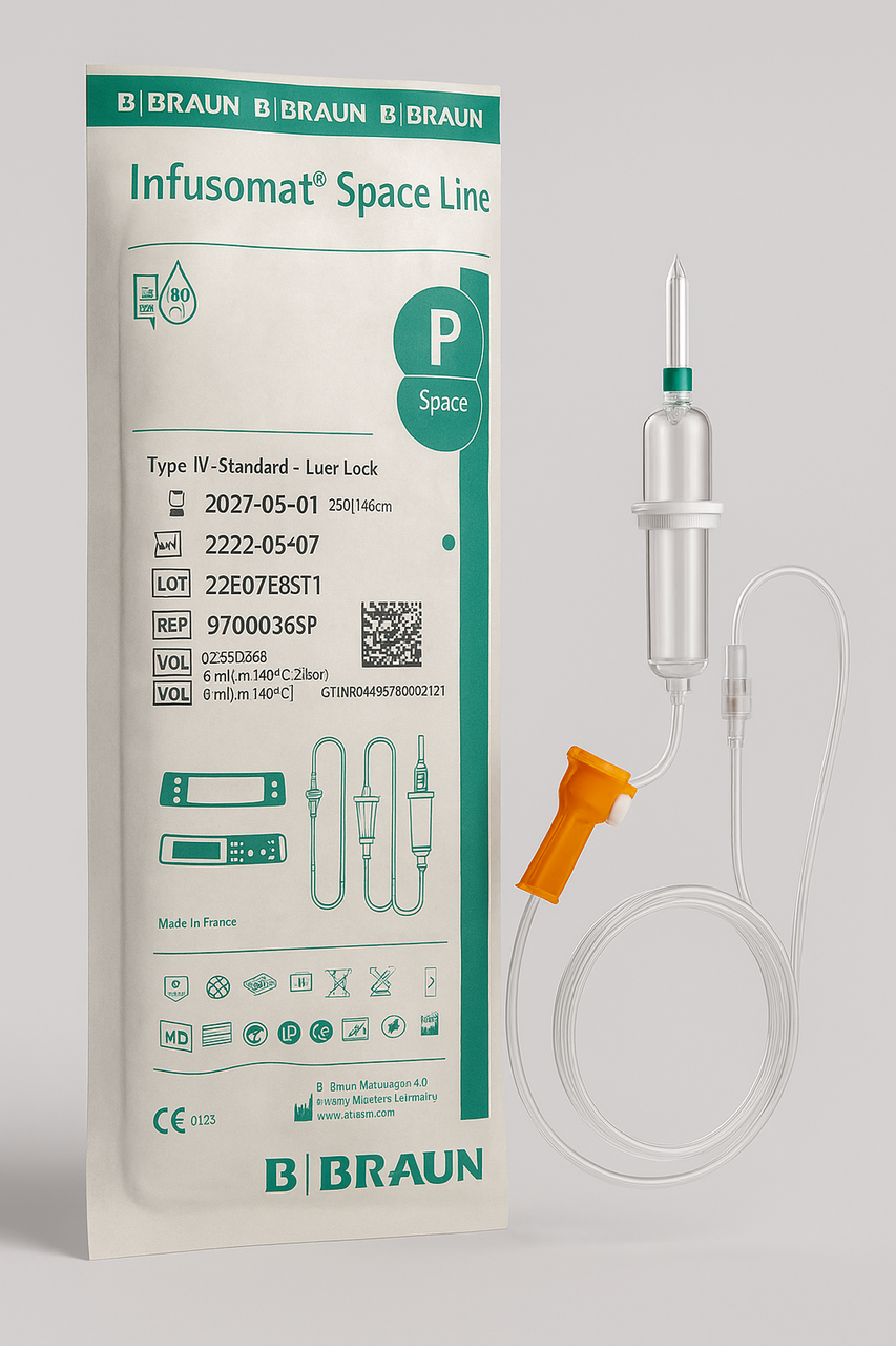 Інфузійна лінія B.Braun Infusomat® Space Line Luer Lock, 250 см, стерильна