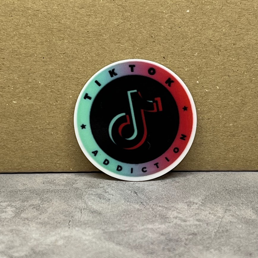 Серединка для бантиків Tiktok (кругла), 3,5 см, арт 010465, 1 шт, Різнокольоровий