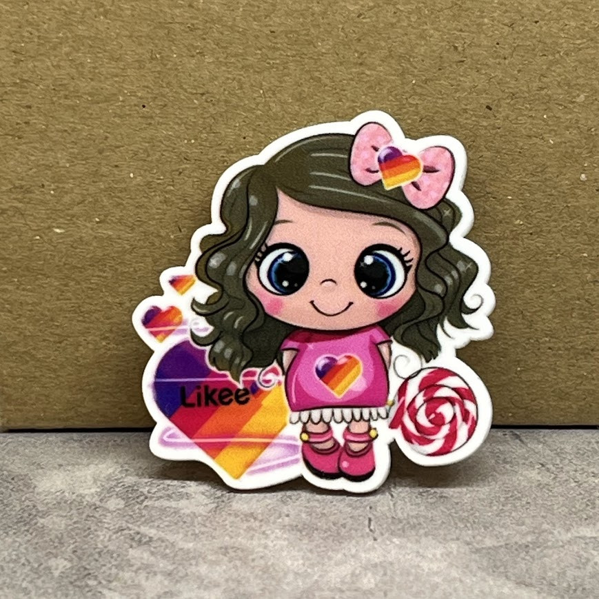 Серединка для бантів, 4 см, Cute-Likee (Карамелька), арт 010350, 1 шт, Різнокольоровий, фото 1