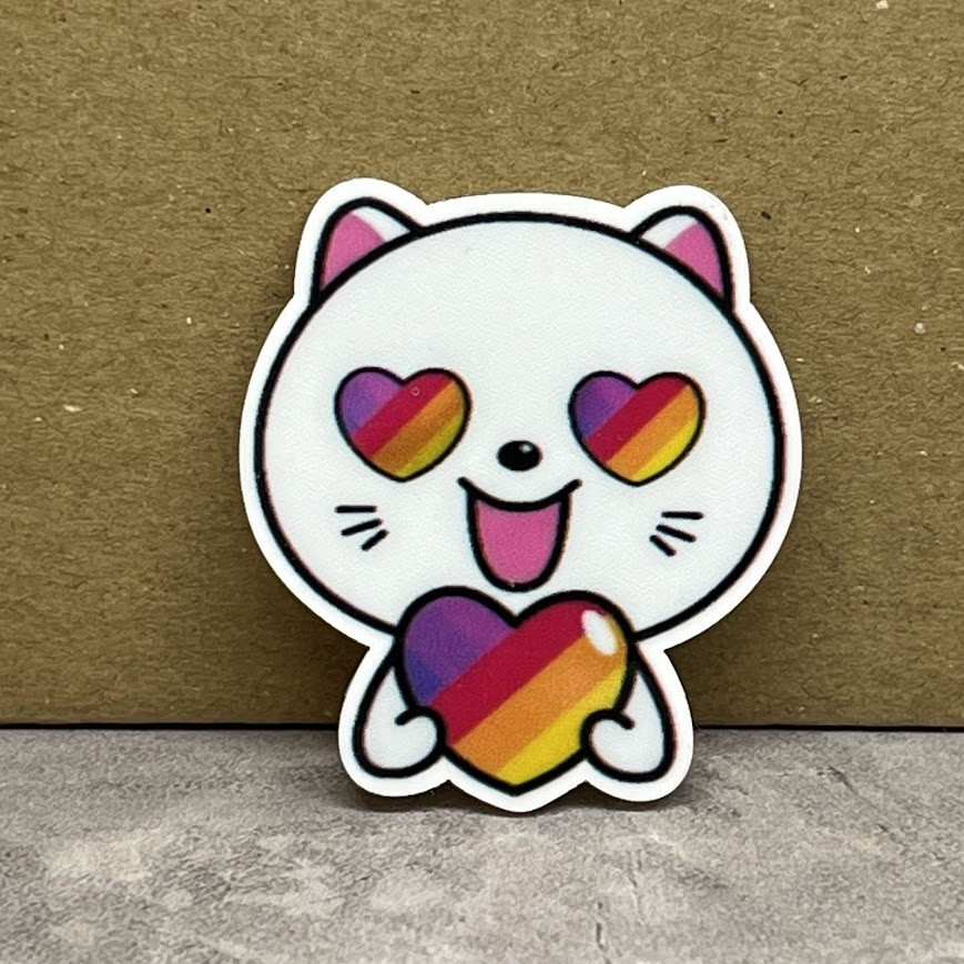 Серединка для бантів, Likee, пластик, розмір 38-40 мм, арт 08155, 1 шт, Різнокольоровий, фото 1