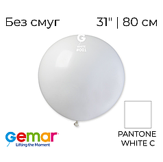 GEMAR-ДЖ 31" G30 001 Пастель Білий | Standard White (Без смуг)
