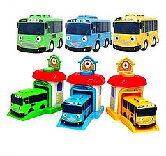 Іграшка Автобуси у наборі TOYO 333002 3шт у наборі дитяча