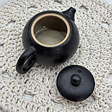 Чайник заварювальний глиняний Сі Ши покриття з каоліном «під камінь» (170мл), фото 3