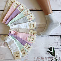 Шкарпетки жіночі літні Premio однотонні середня висота 37-40р | 12пар