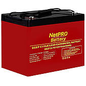 Акумулятор NetPRO HLC 12-75 (12V/75Ah carbon GEL)