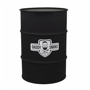 Гриль-бочка Daddy Smoke вугільна, фото 1