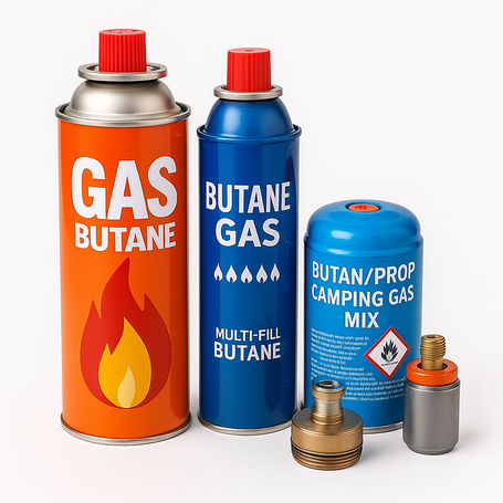 Газовий балончик для пальника | Газ для запальнички | Газ у балончиках | Газовий балон туристичний