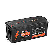 Акумуляторна батарея LiTime LiFePO4 24V100Ah TM BMS 100A