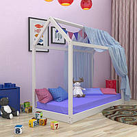 SportBaby Ліжко будиночку біле 80 х190