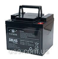 Акумулятор AGM 12V 45 Ah, а*год, Ампер-годин, А/год, Ah, AH, А-год, 12 Вольт, В, 12В, V, свинцево-кислотний, VRLA, АКБ