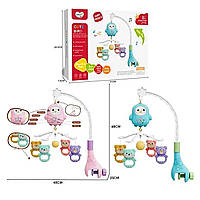 Музичний мобіль карусель на дитяче ліжечко сплата і карткою пакунок Малюка рожевий