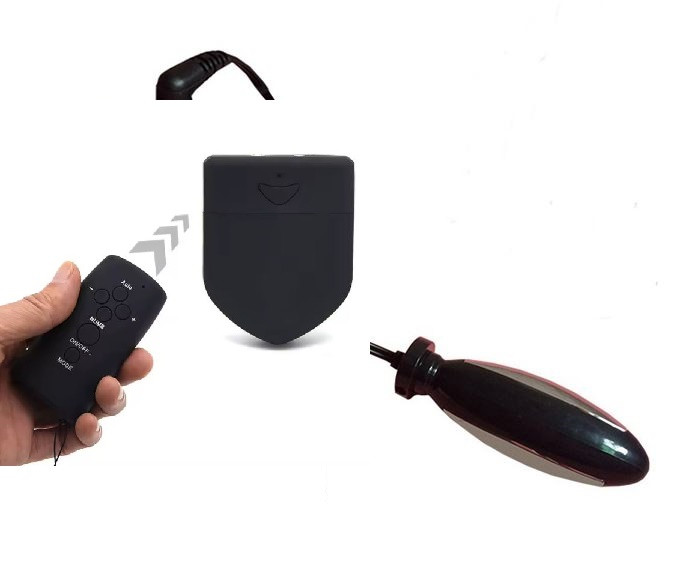 Електричний анальний стимулятор ElectricPower з дистанційним керуванням, фото 1