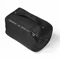 Чоловіча дорожня сумка-косметичка чорна тканинна LUMA Black несесер для подорожей Унісекс