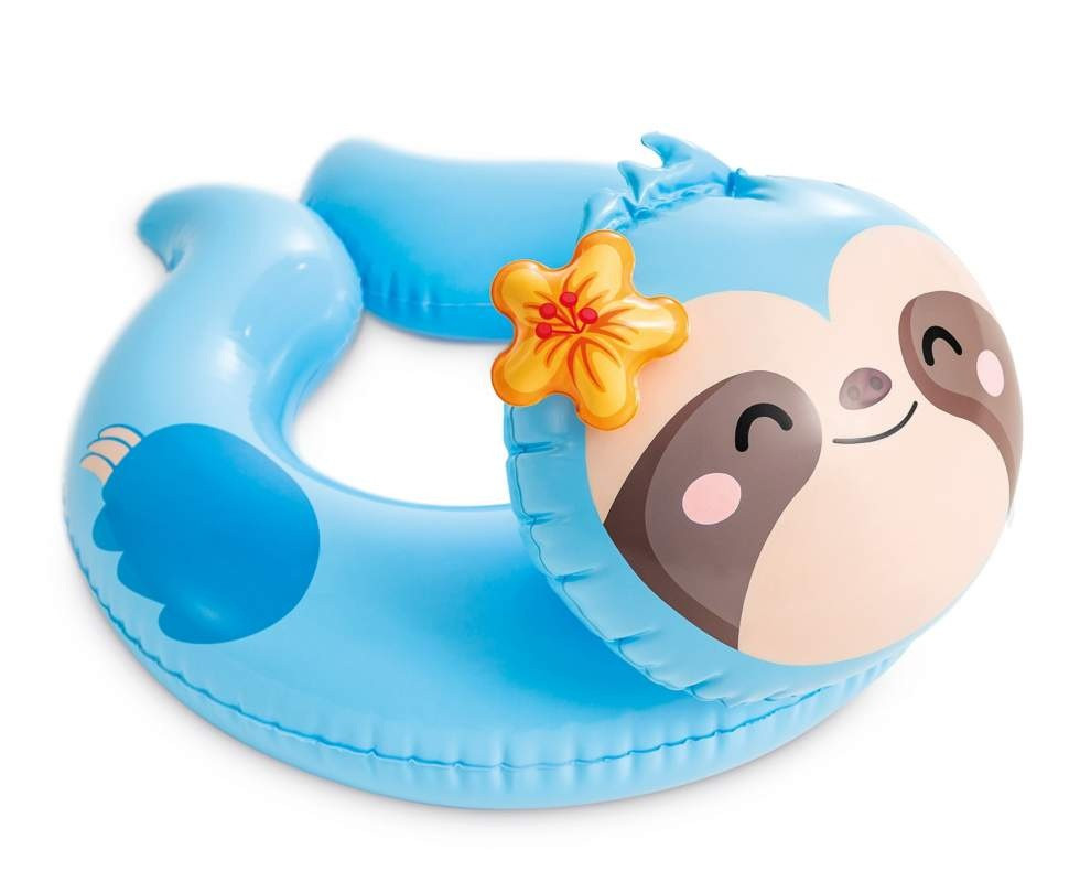 Надувне коло Лінивець, 58x55см, 3-6л, Intex 59220-sloth