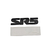 Емблема напис SR5 для Toyota чорна 95х25мм метал (на скотчі), фото 2